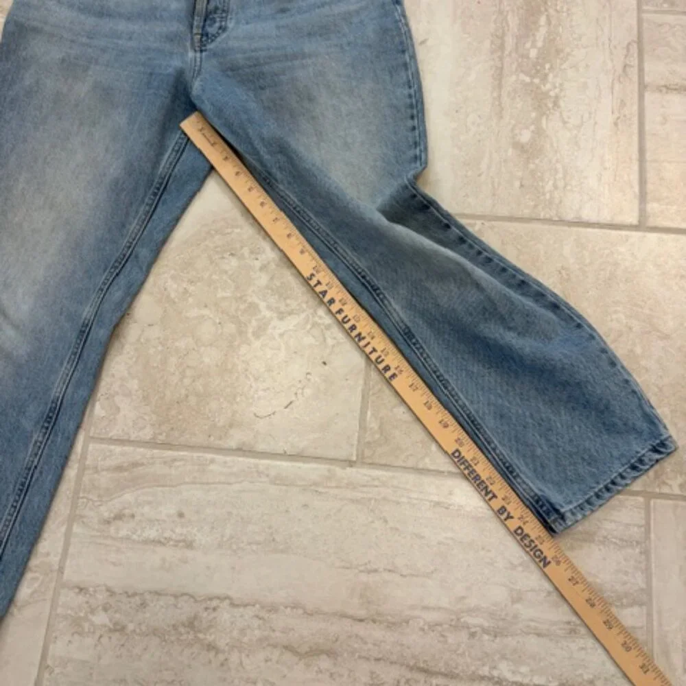 Everlane The Curvy 90s Cheeky Straight Jean Womens 30 Blue Light Denim - Picture 9 of 9